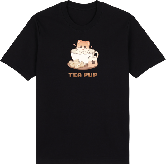 Tea Pup by ShiroInu Prints
