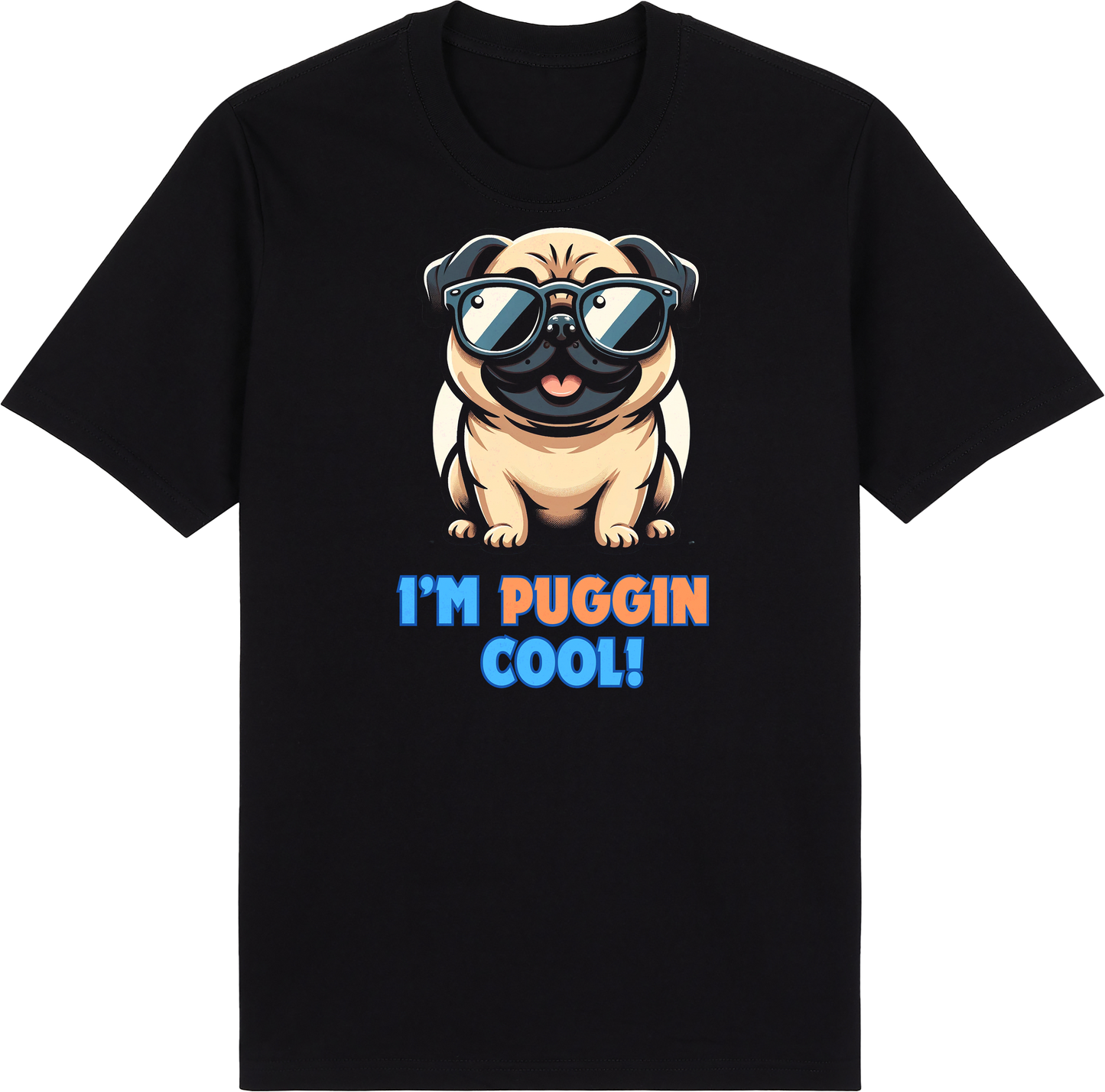 I'm Puggin Cool by ShiroInu Prints