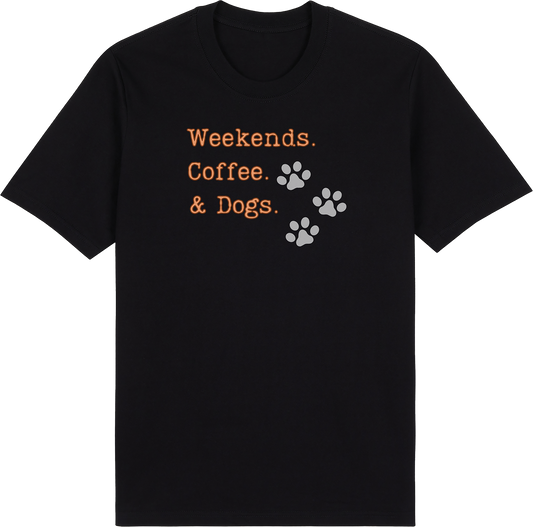 Weekends. Coffee. Dogs by ShiroInu Prints
