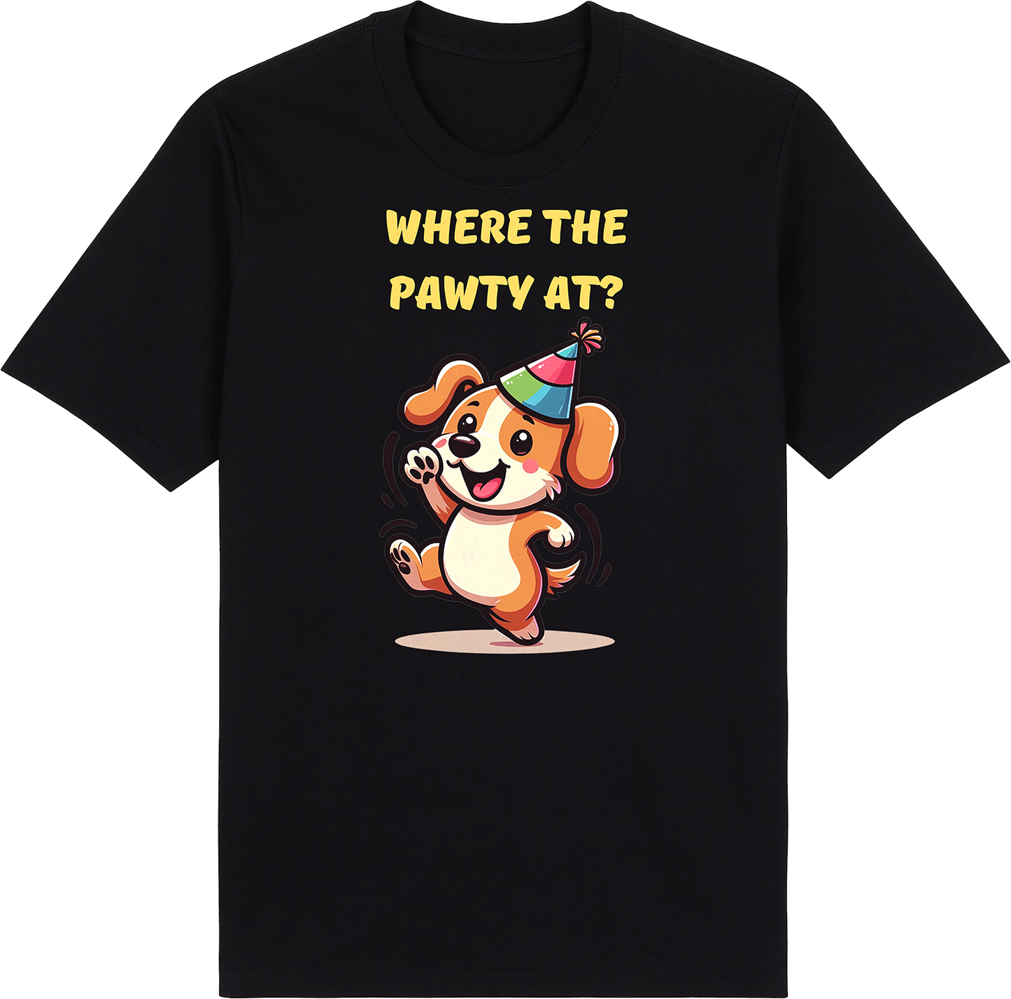 Where the Pawty At by ShiroInu Prints