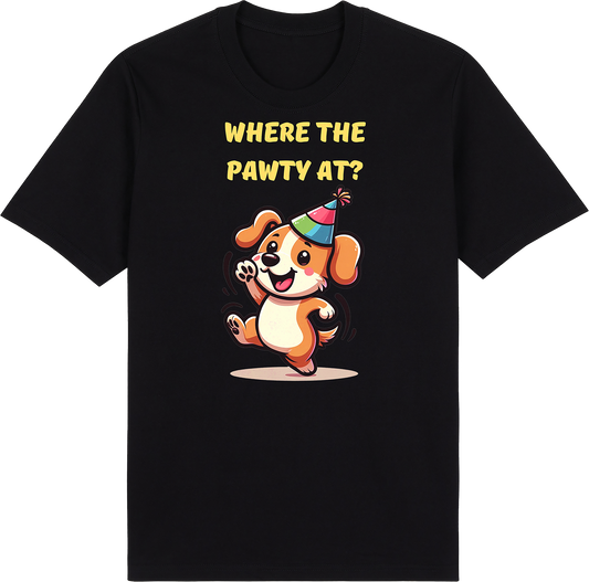 Where the Pawty At by ShiroInu Prints