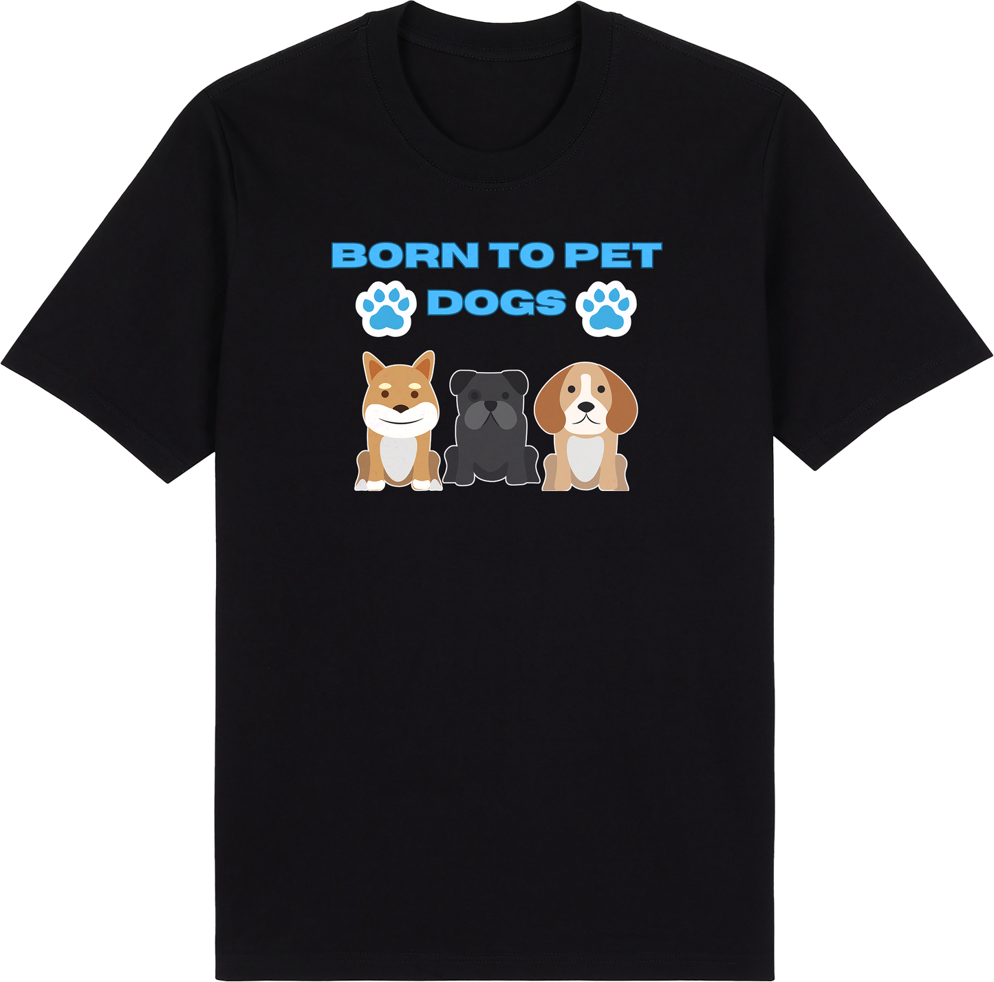 Born to Pet Dogs by ShiroInu Prints