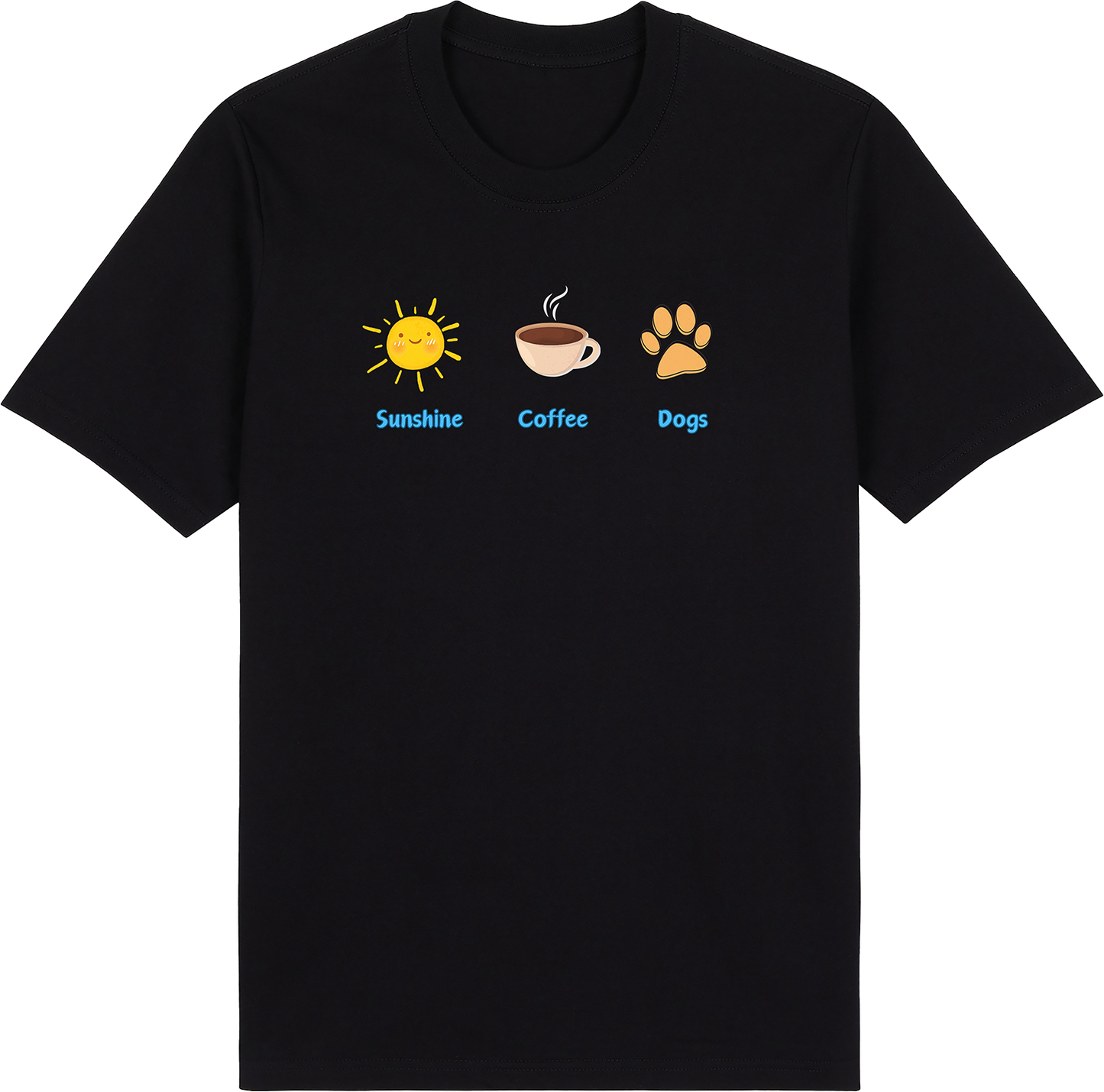 Sunshine. Coffee. Dogs by ShiroInu Prints