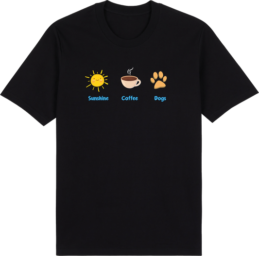 Sunshine. Coffee. Dogs by ShiroInu Prints