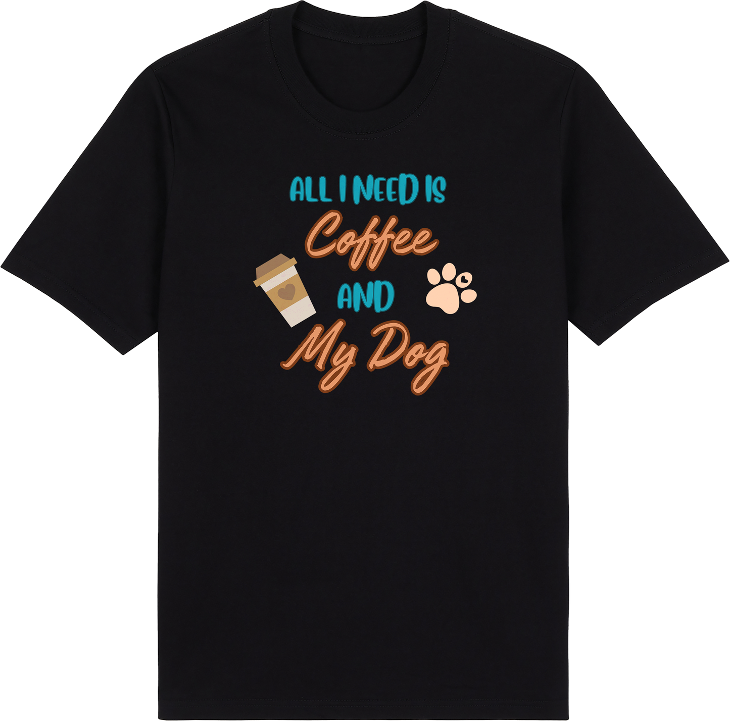 All I Need Is Coffee and My Dog by ShiroInu Prints