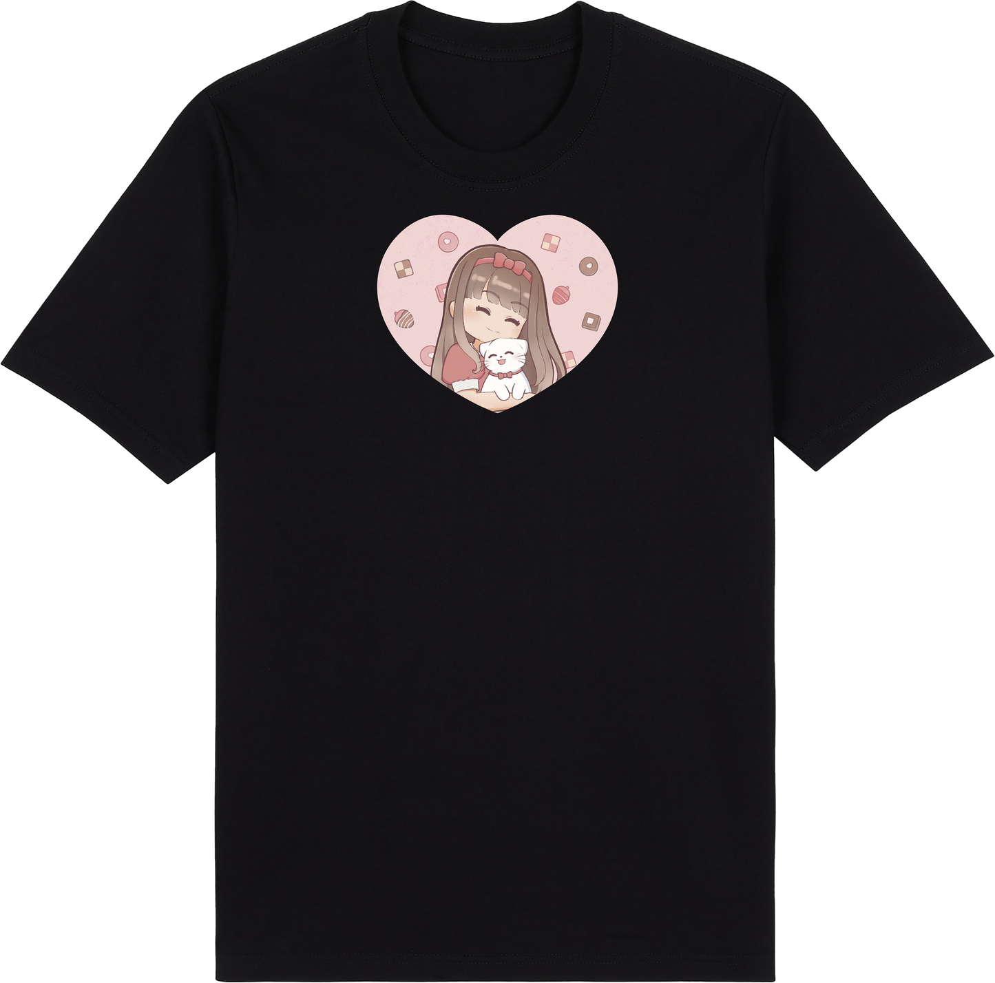 Girl Cat Heart