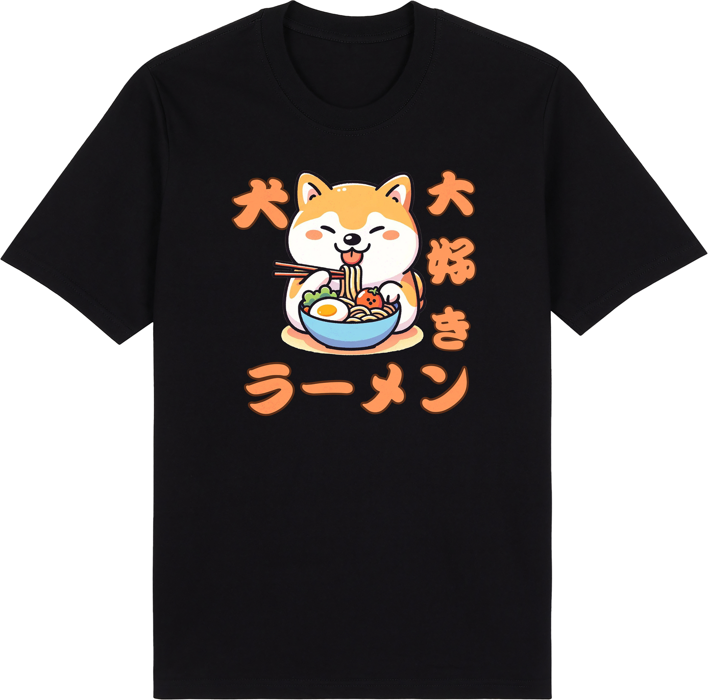 Inu loves Ramen by ShiroInu Prints