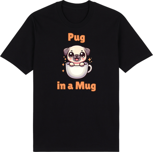 Pug in a Mug by ShiroInu Prints