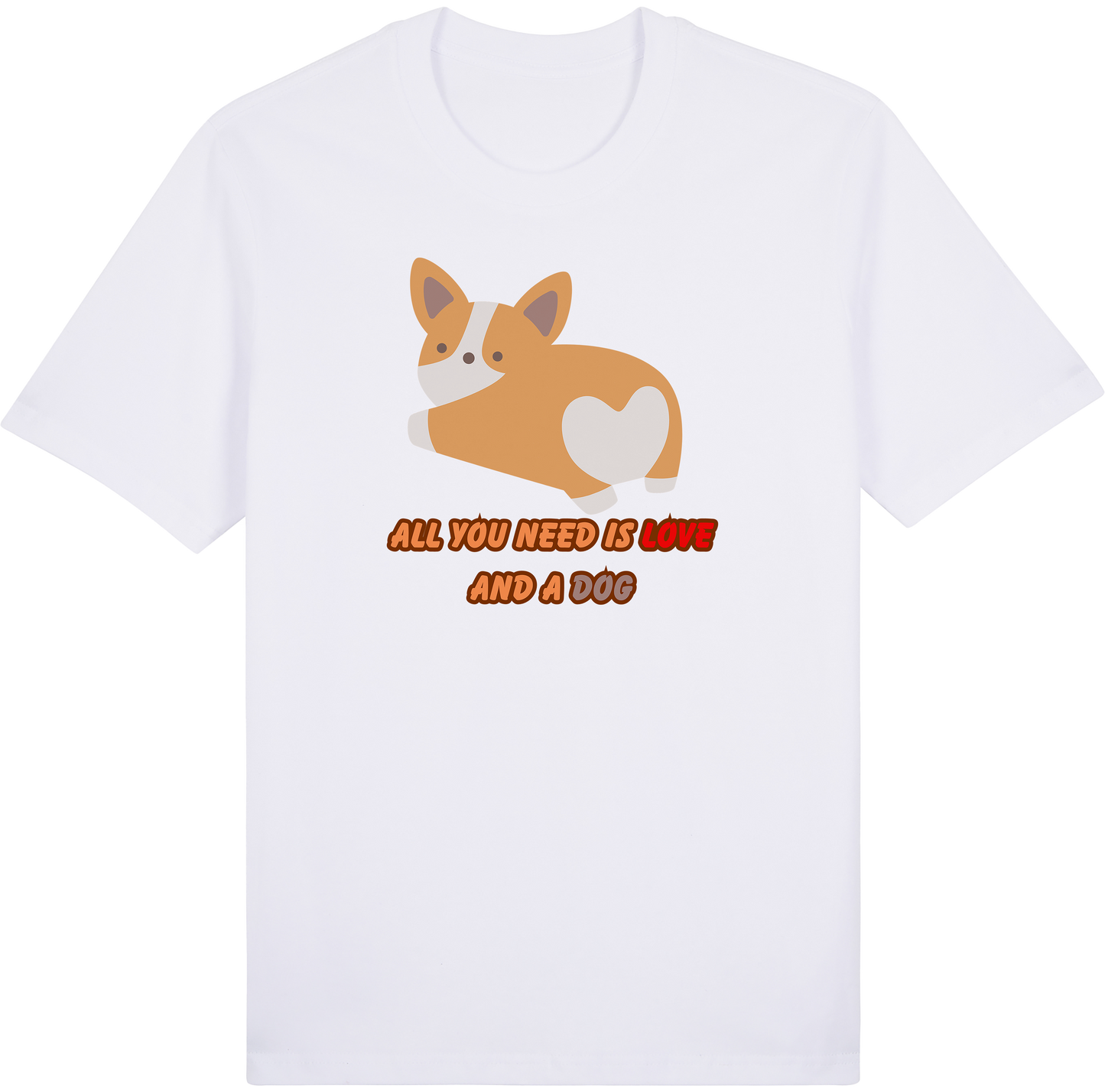 All you Need is Love and a Dog by ShiroInu Prints