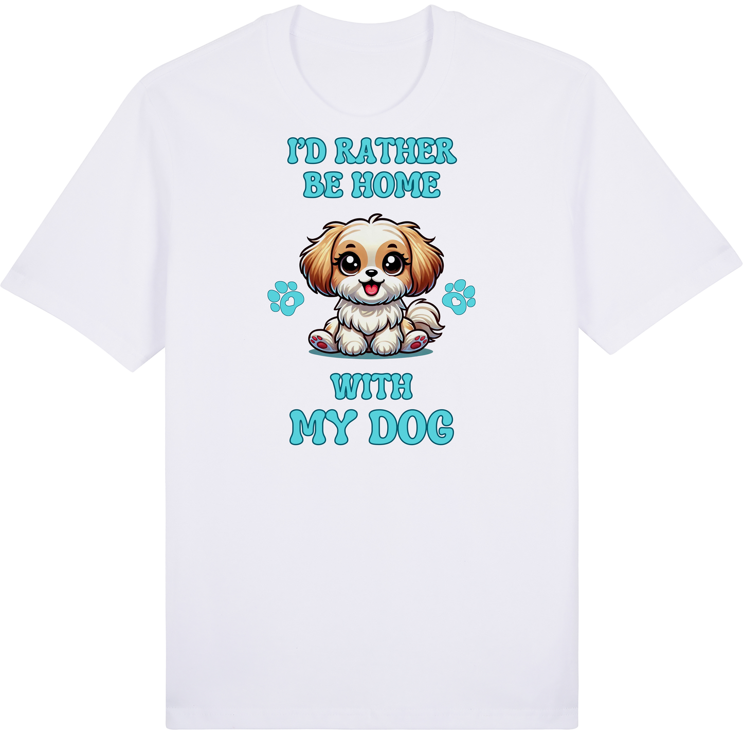 I'd Rather be Home with My Dog by ShiroInu Prints