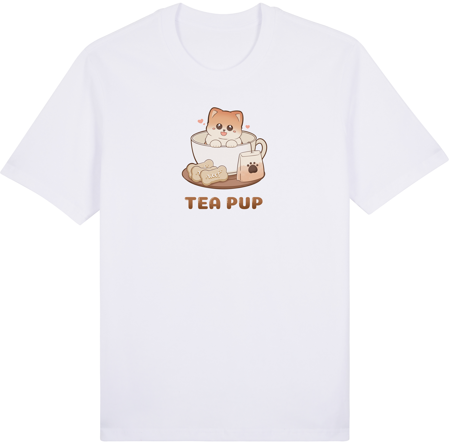 Tea Pup by ShiroInu Prints