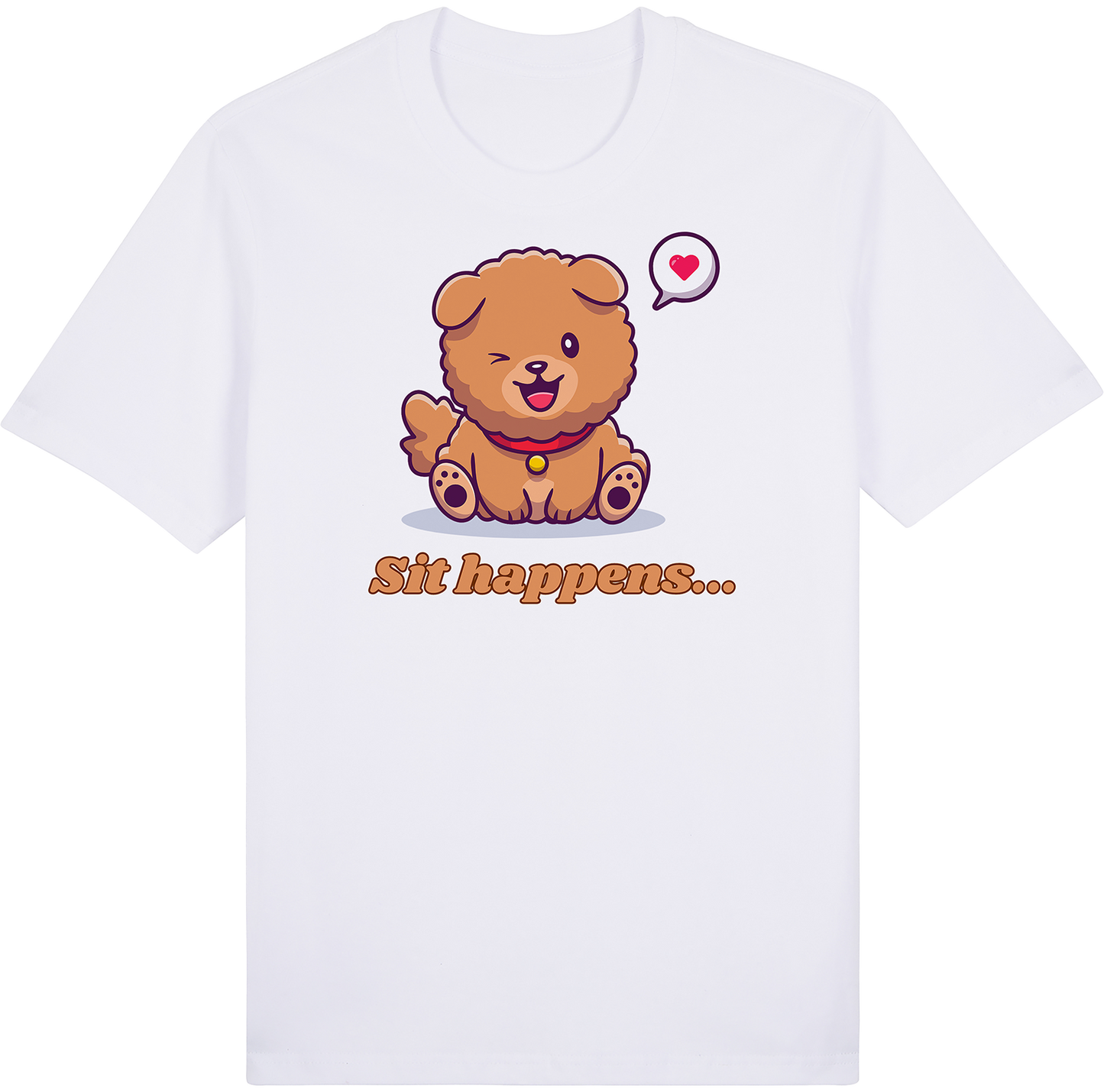 Sit happens by ShiroInu Prints