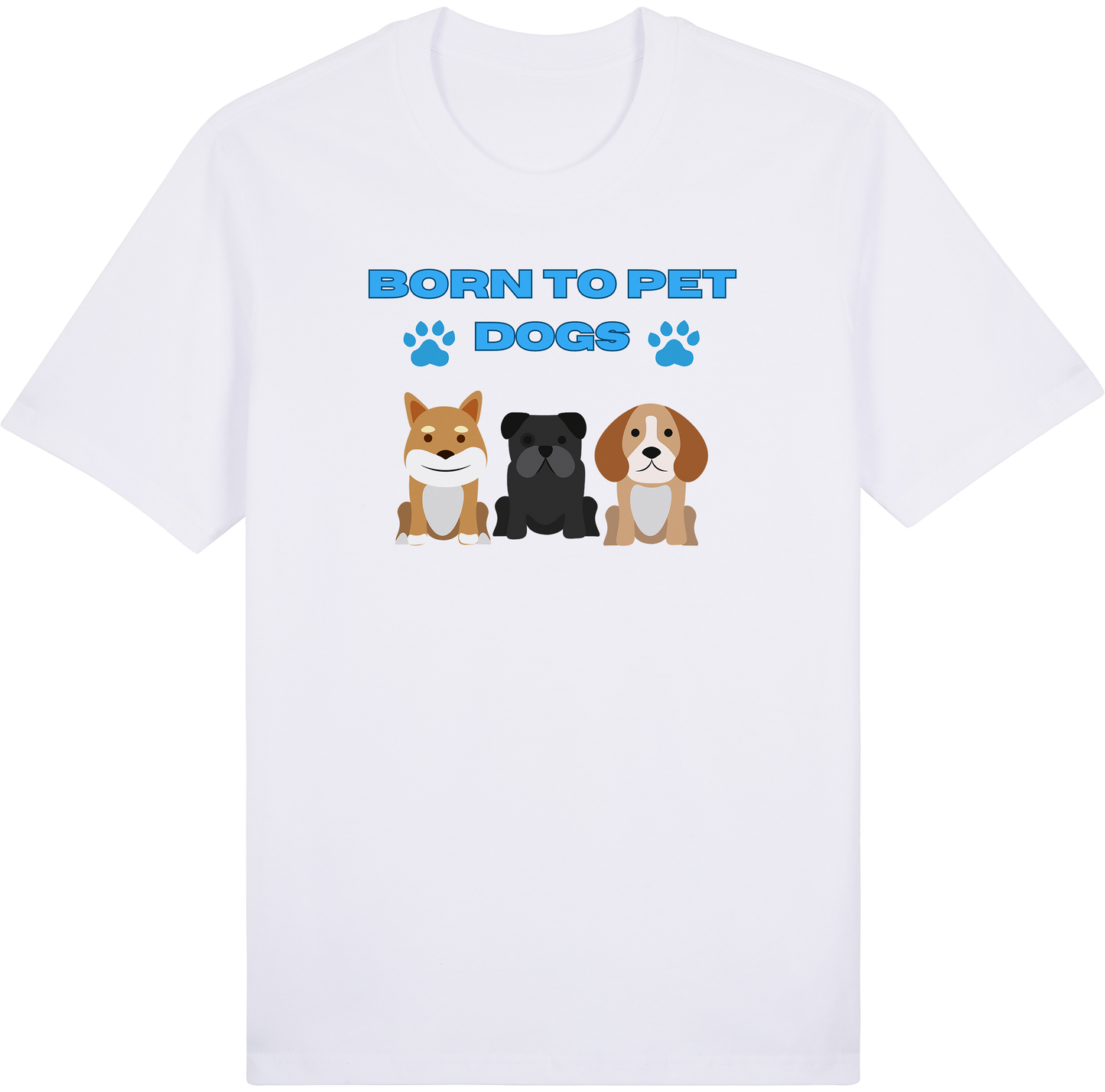 Born to Pet Dogs by ShiroInu Prints