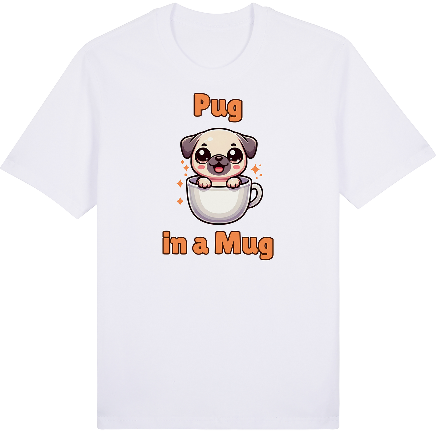 Pug in a Mug by ShiroInu Prints
