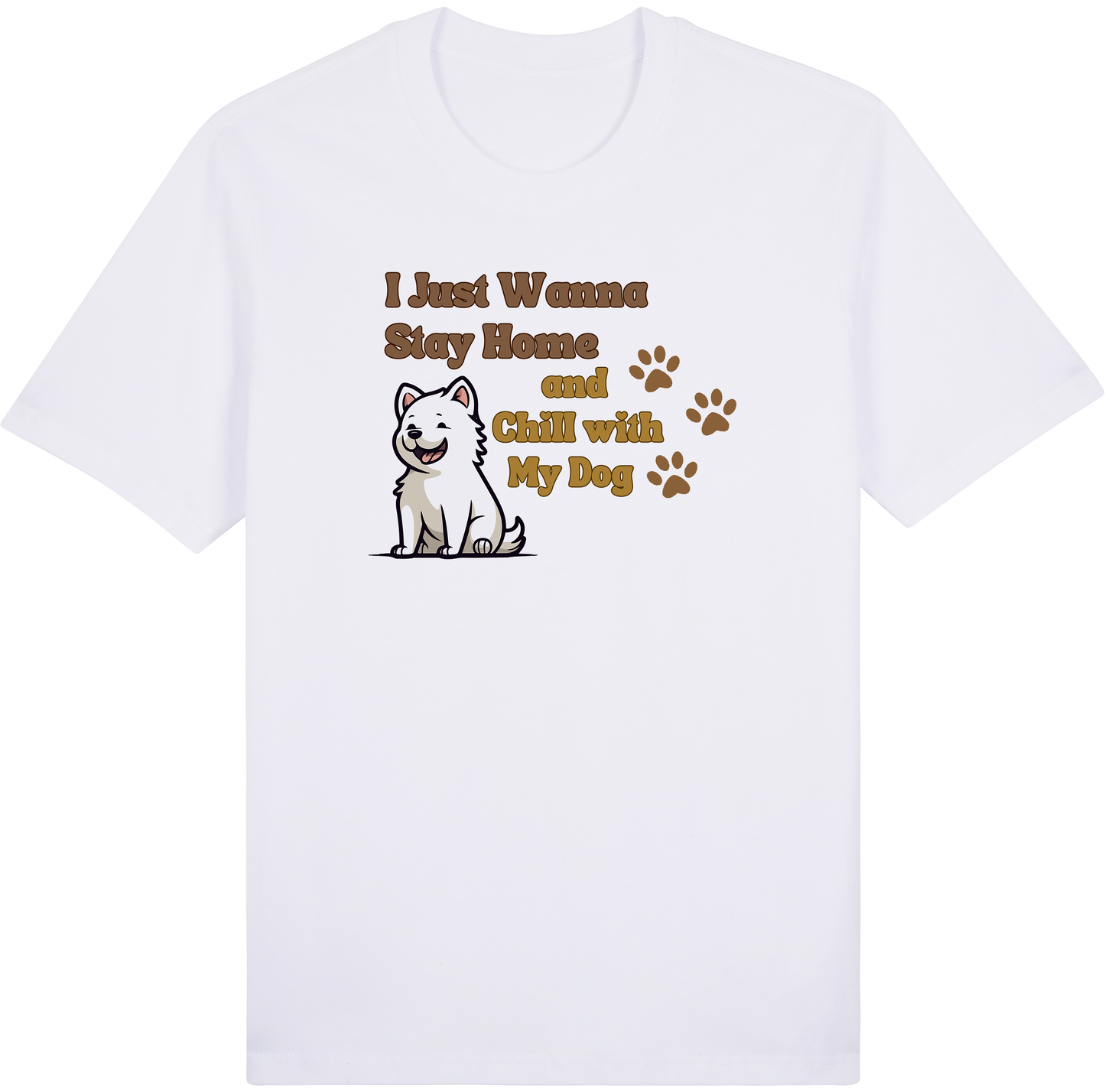 Chill with my Dog by ShiroInu Prints