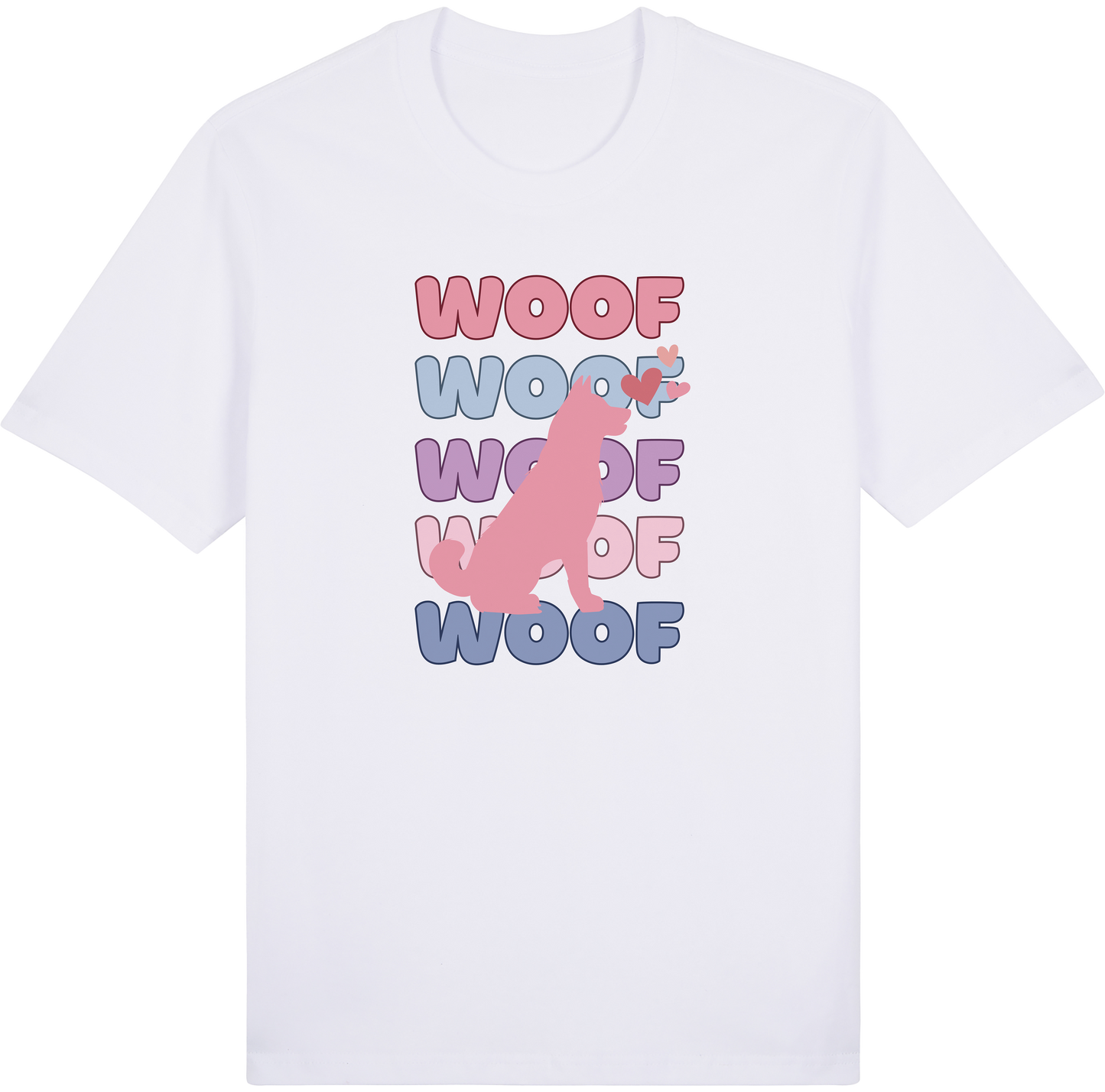 Cotton Candy Woof by ShiroInu Prints