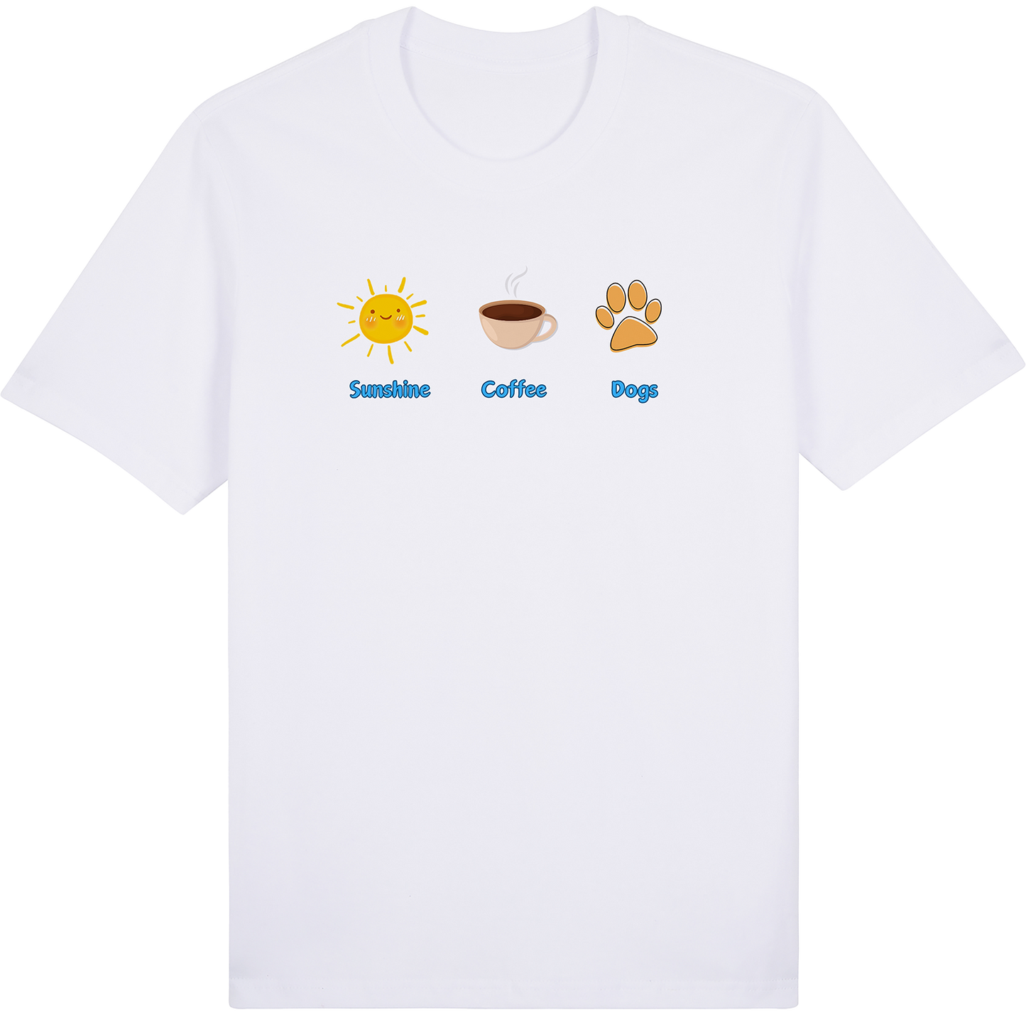 Sunshine. Coffee. Dogs by ShiroInu Prints