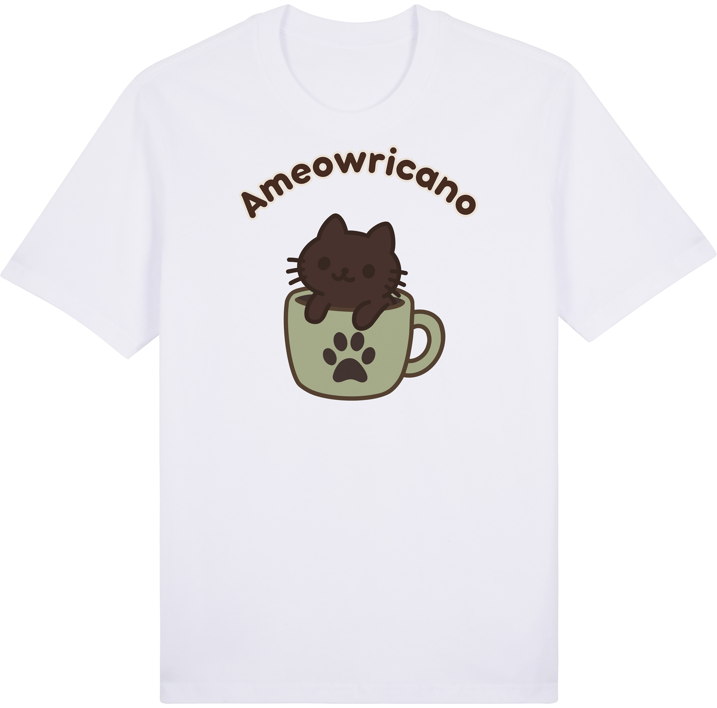 Ameowricano Tee – Catfé Cuties Collection