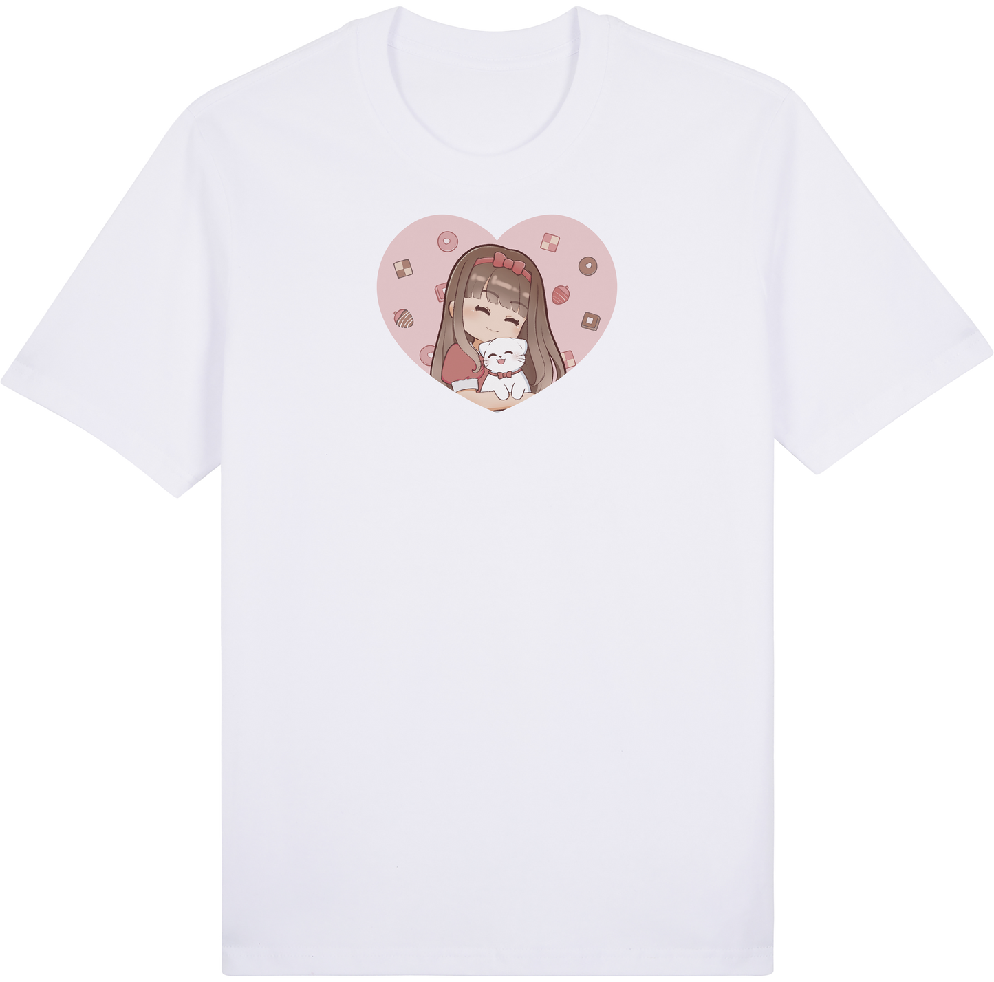 Girl Cat Heart