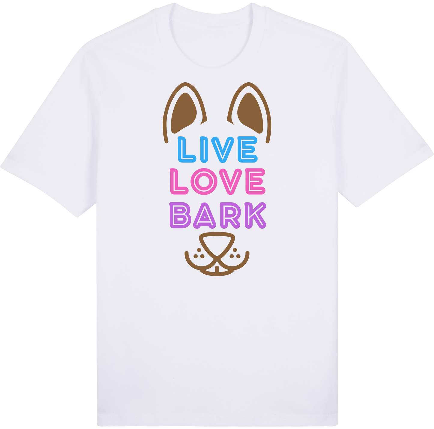 Live Love Bark by ShiroInu Prints