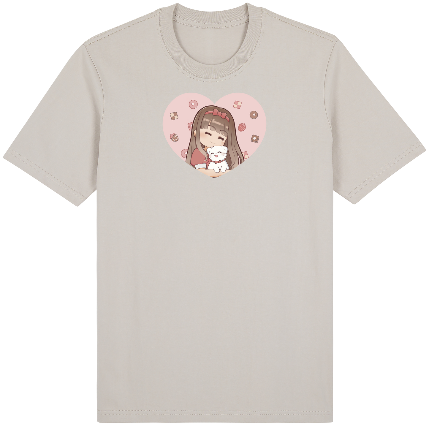 Girl Cat Heart