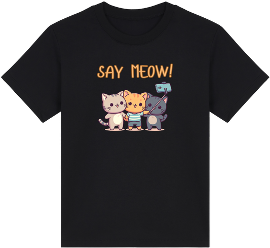 Say Meow Kids T-Shirt