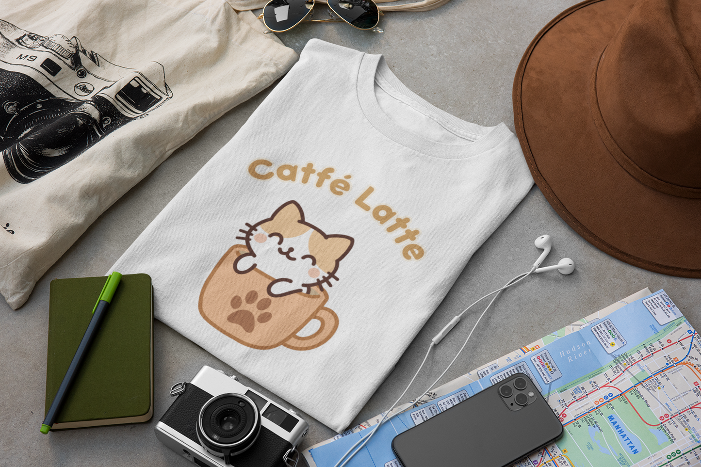 Catfé Latte Tee – Catfé Cuties Collection