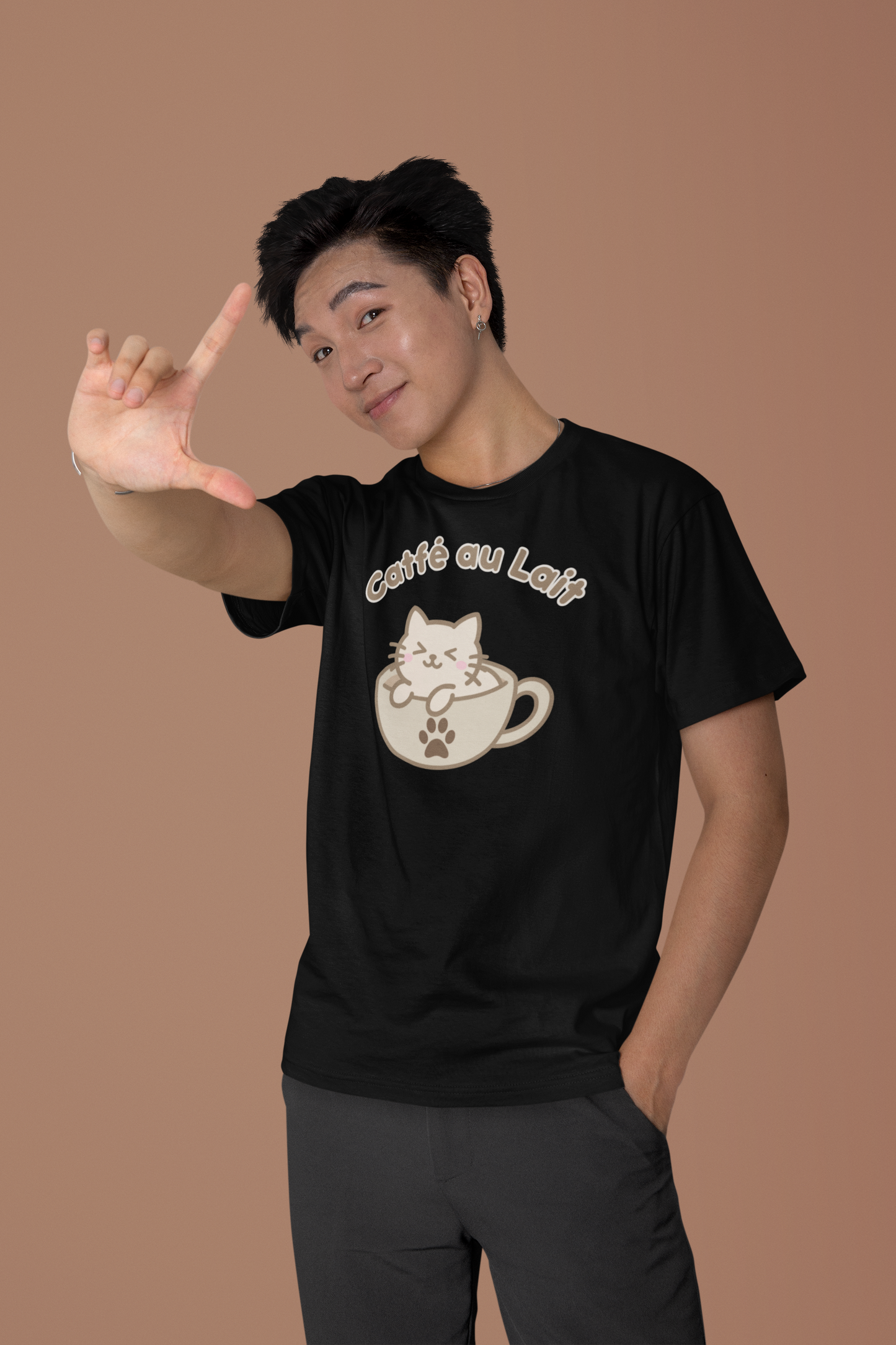 Catfé au Lait Tee – Catfé Cuties Collection