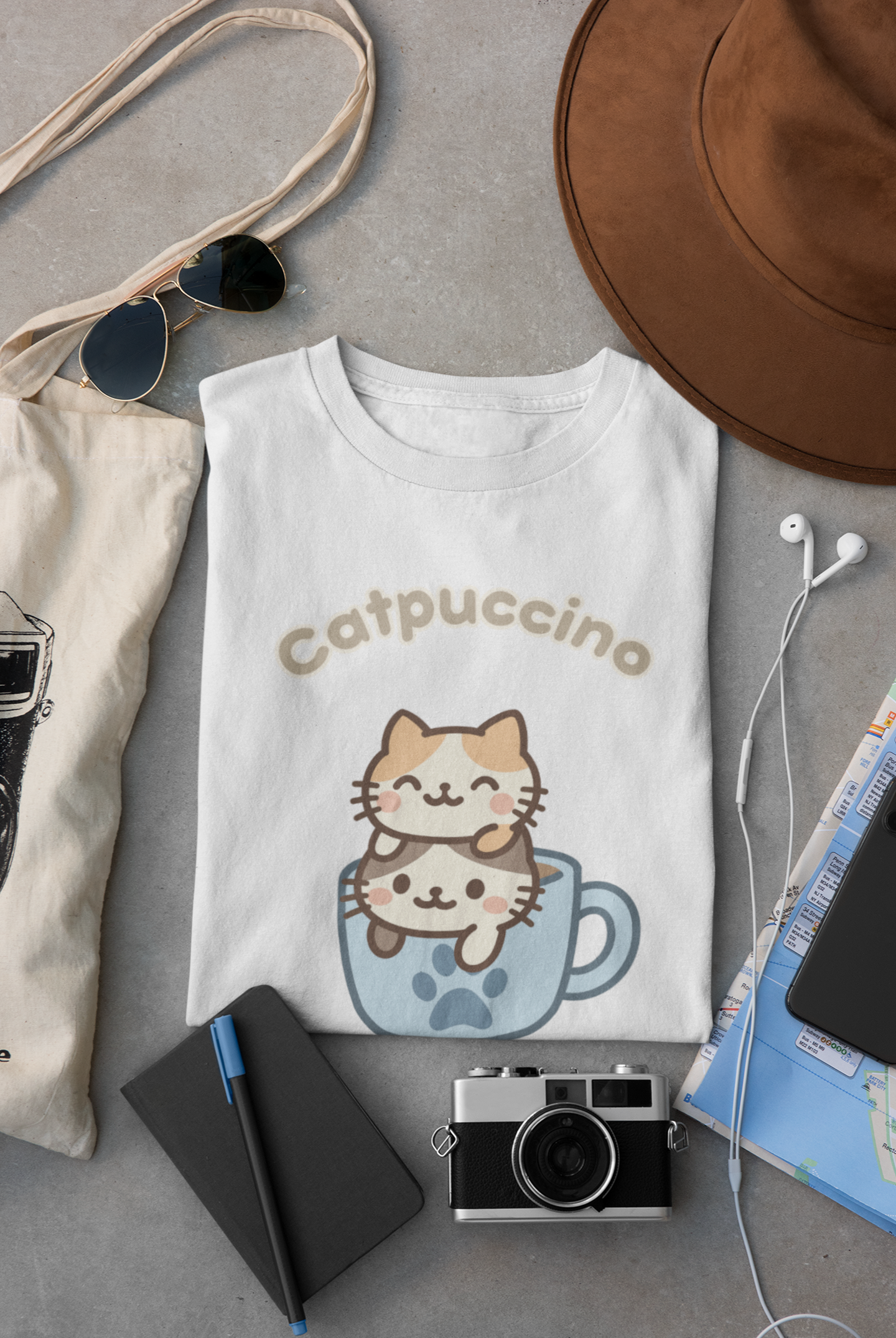 Catpuccino Tee – Catfé Cuties Collection