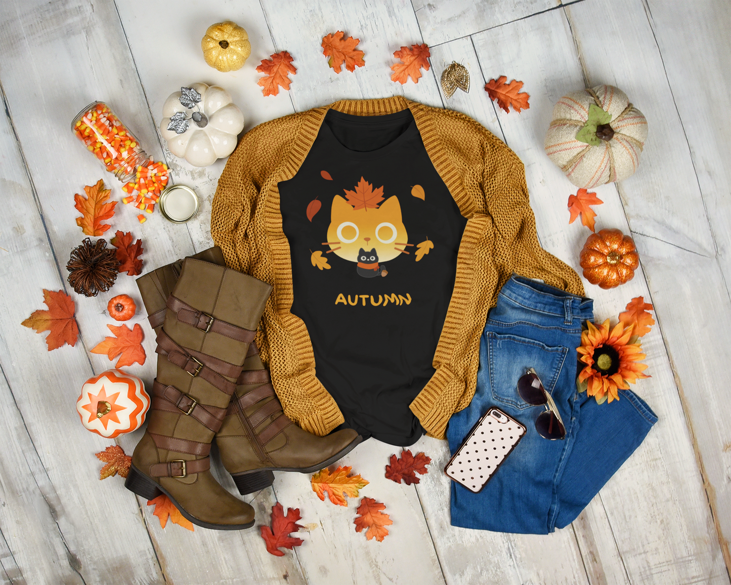 π Autumn Elemental Cat featuring Kuro β Elemental Cat Series: Seasons Collection