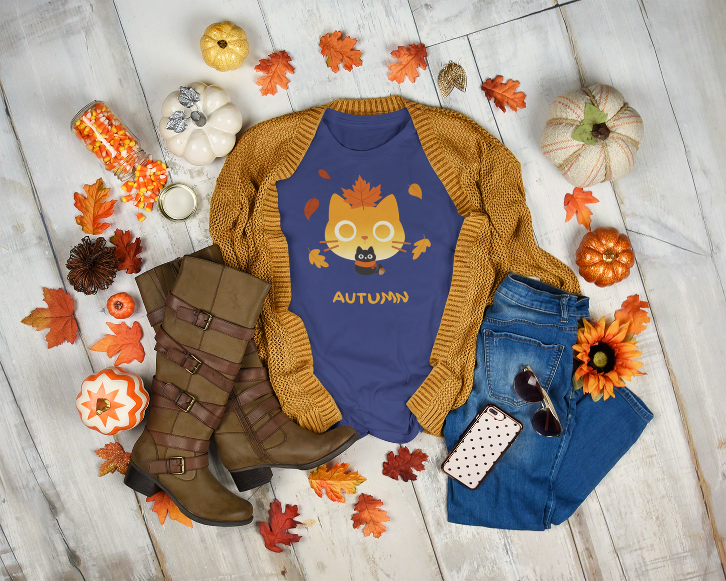 π Autumn Elemental Cat featuring Kuro β Elemental Cat Series: Seasons Collection