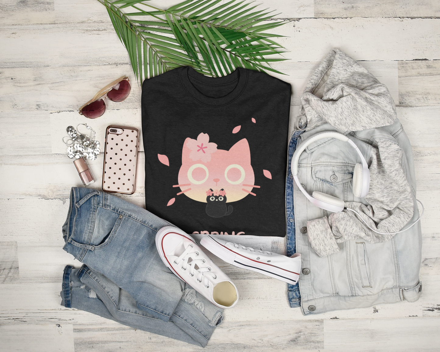 ๐ธ Spring Elemental Cat featuring Kuro โ Elemental Cat Series: Seasons Collection