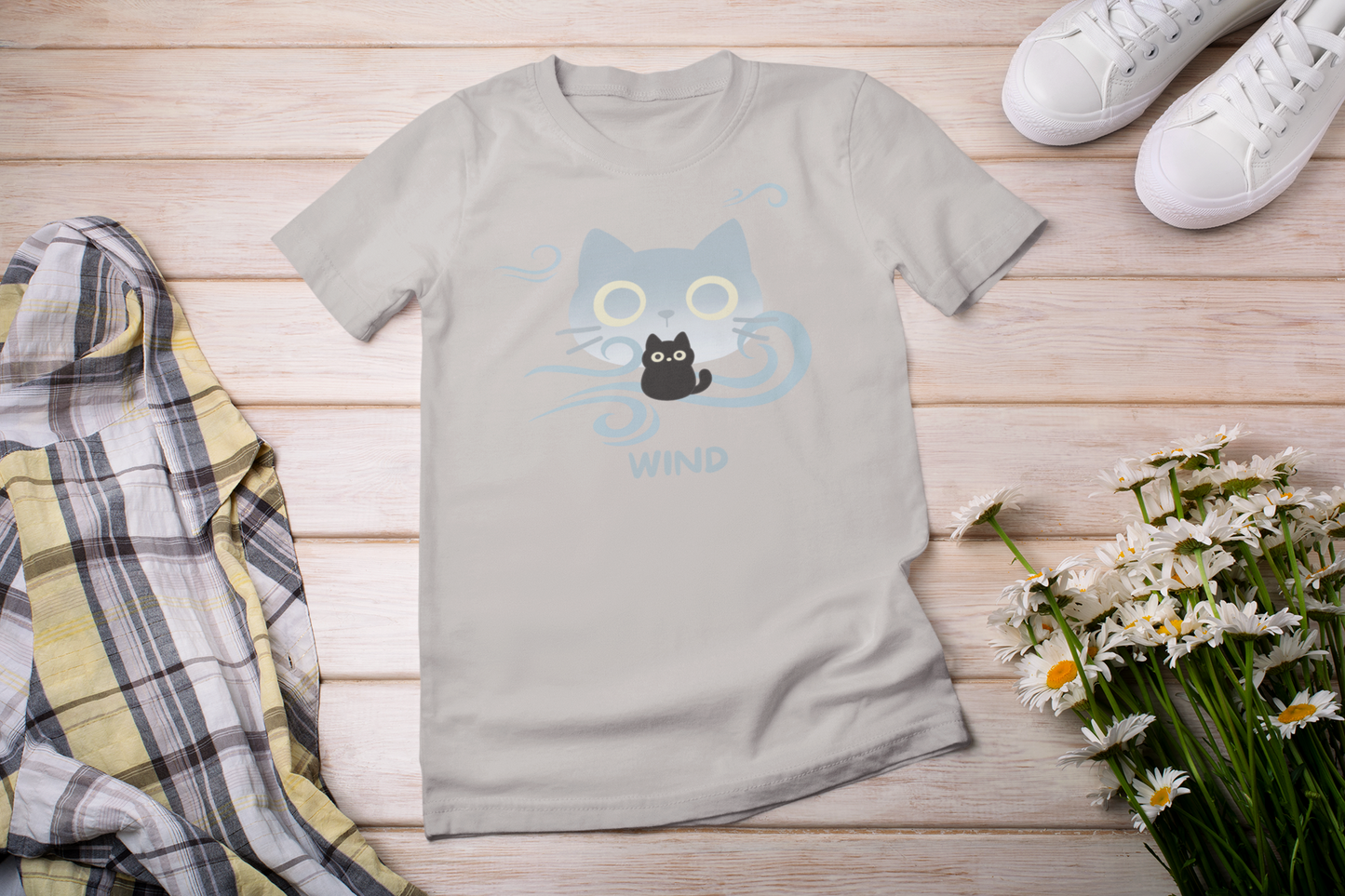Wind Elemental Cat featuring Kuro – Elemental Cat Series