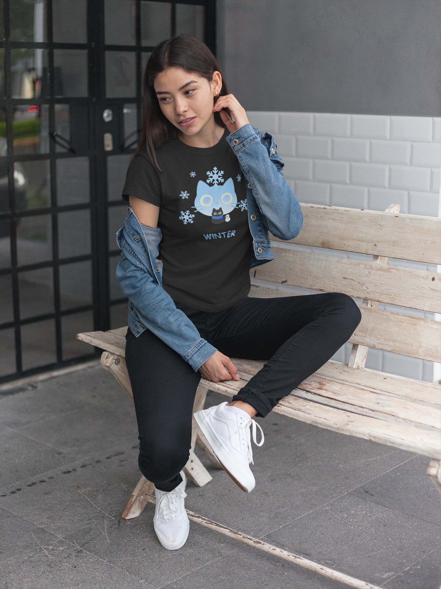 ❄️ Winter Elemental Cat featuring Kuro – Elemental Cat Series: Seasons Collection