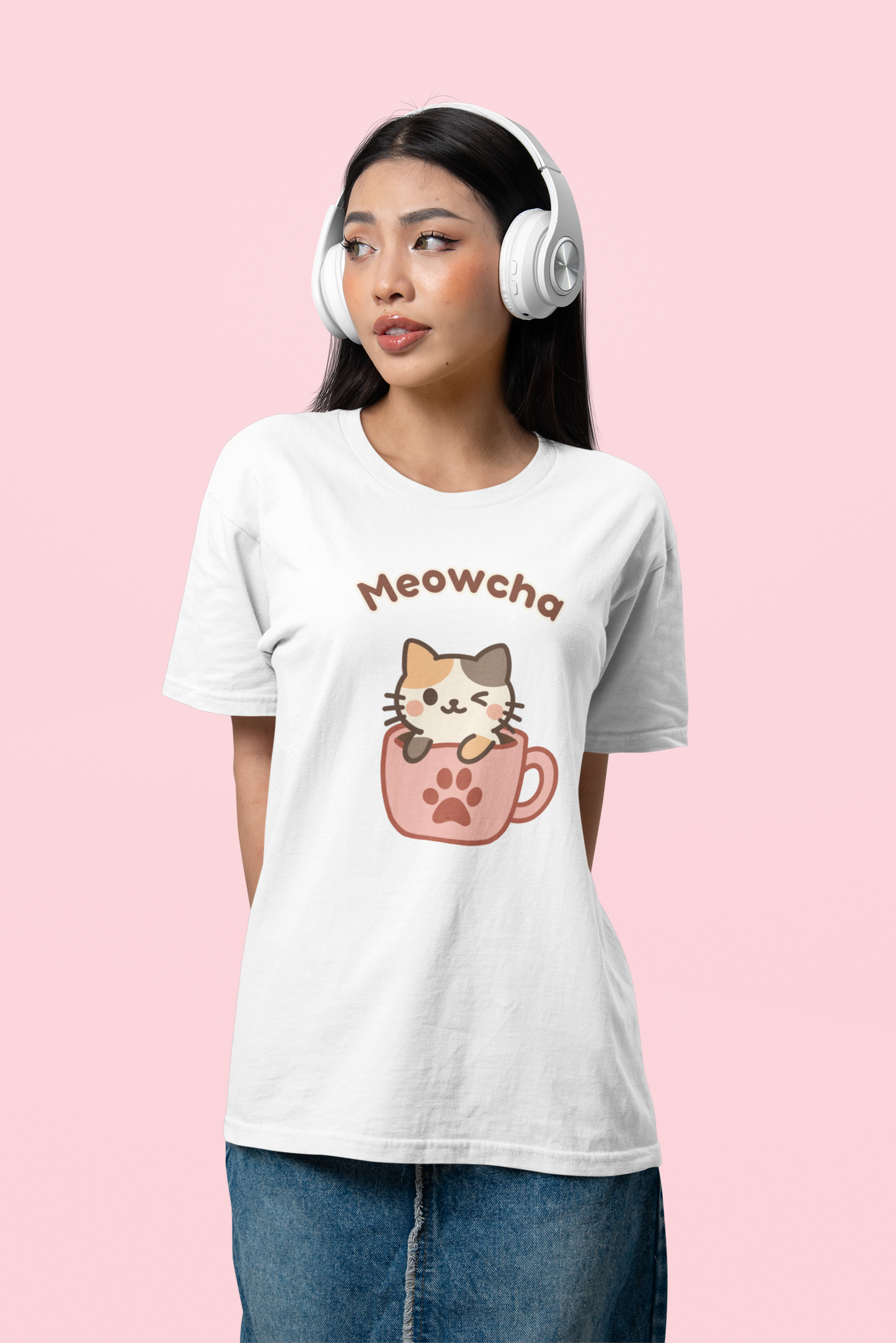 Meowcha Tee – Catfé Cuties Collection