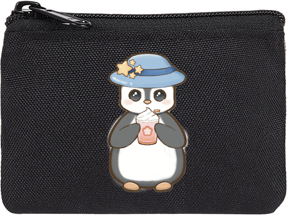 Penguin Milk Tea Pouch Wallet