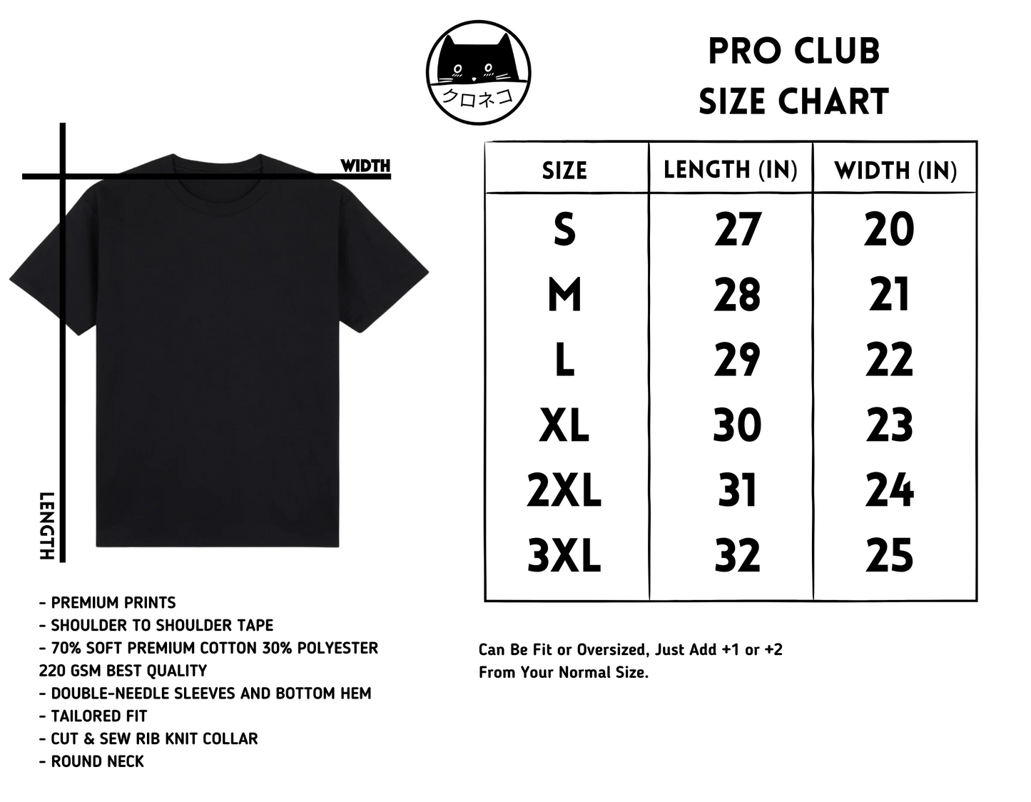 KANJI CATS SERIES — 勇 (Yuu) Courage Tee