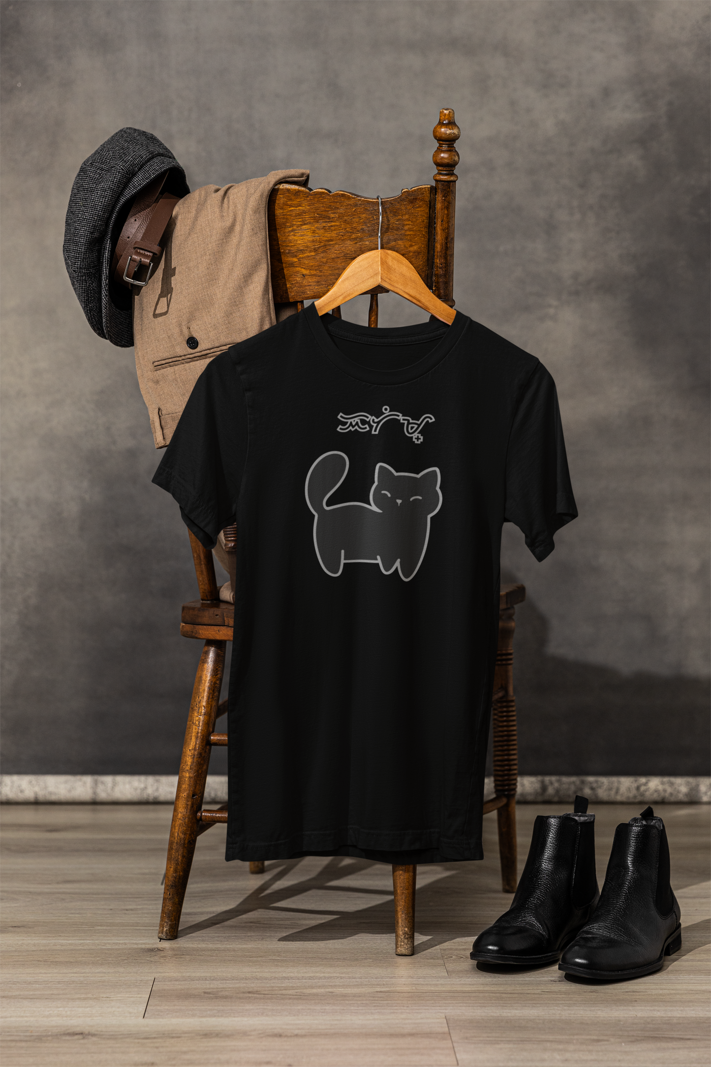 Itim Tee – Pusa at Baybayin Collection