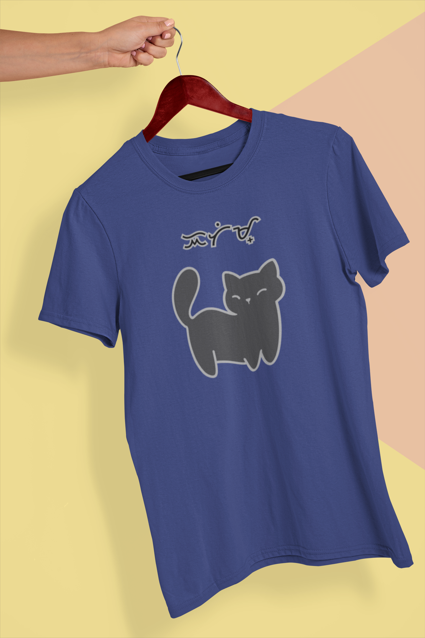 Itim Tee – Pusa at Baybayin Collection