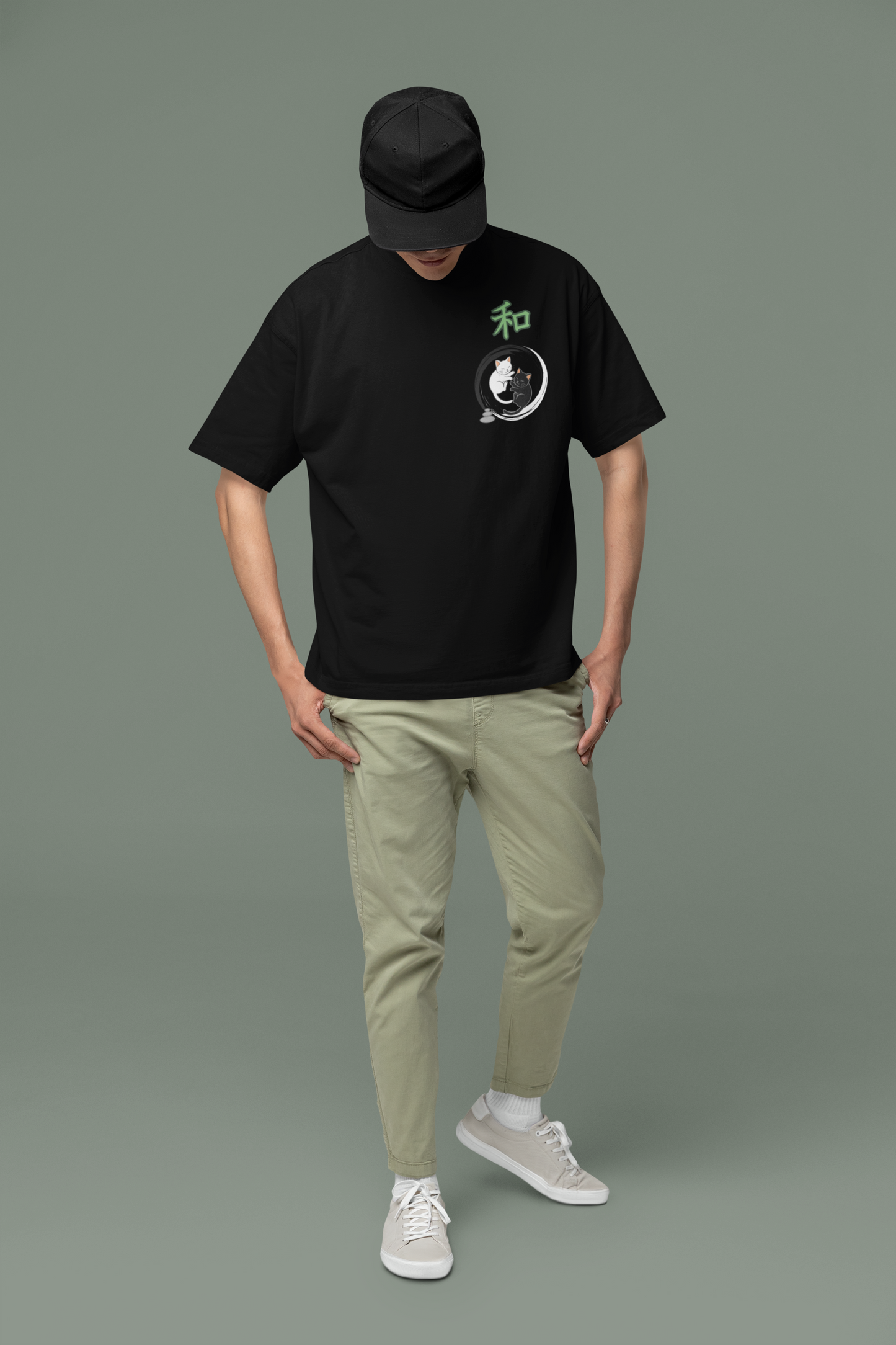 KANJI CATS SERIES — 和 (Wa) Harmony Tee