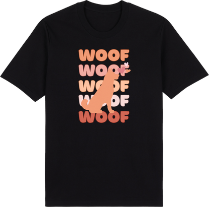 Peach Fuzz Woof by ShiroInu Prints
