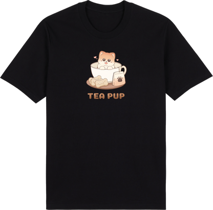 Tea Pup by ShiroInu Prints