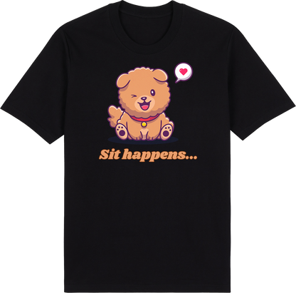 Sit happens by ShiroInu Prints