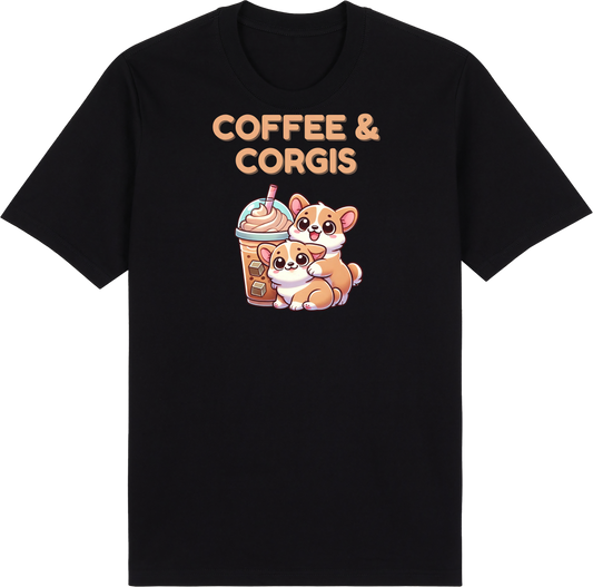 Coffee & Corgis by ShiroInu Prints