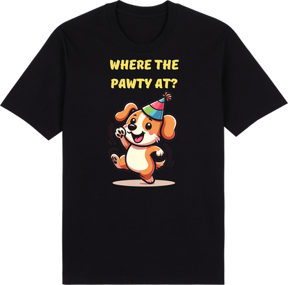 Where the Pawty At by ShiroInu Prints