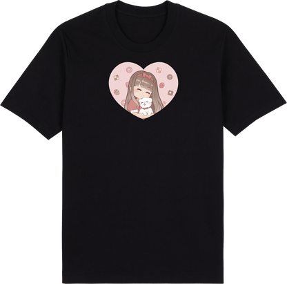 Girl Cat Heart