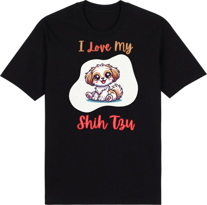I Love my Shih Tzu by ShiroInu Prints