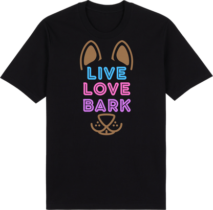 Live Love Bark by ShiroInu Prints
