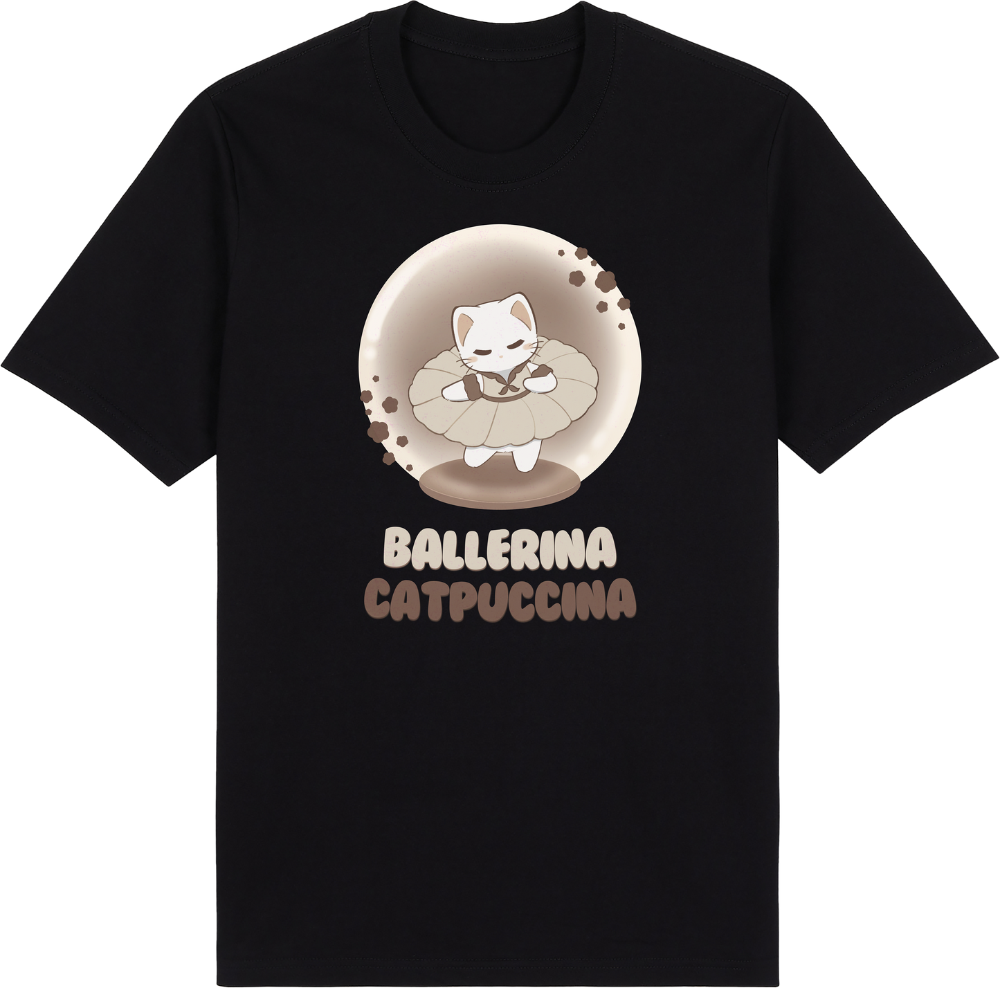 Ballerina Catpuccina White Cat – Mocha Variant by Cinnamoon