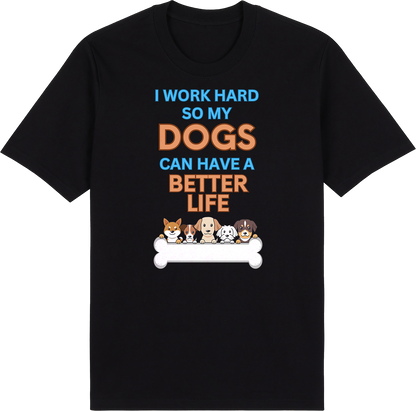 Work Hard for My Dog by ShiroInu Prints